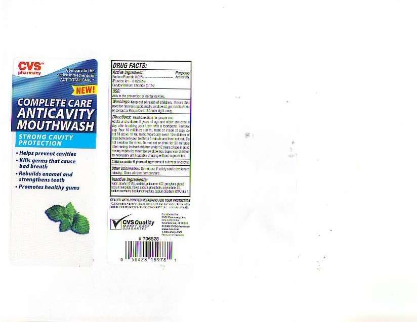 CVS Complete Care Anticavity Mouthwash